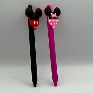 Disney Mickey and Minnie Mouse Pens. Set of Two